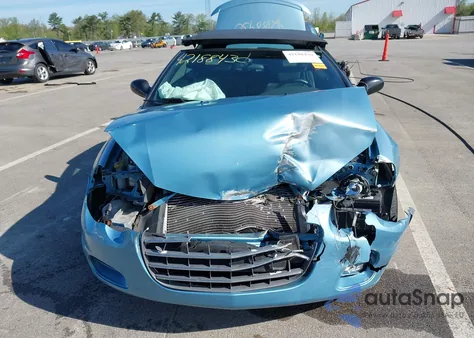 2006 Chrysler Sebring Gtc z USA, uszkodzony, nr VIN 1C3EL75R76N100321